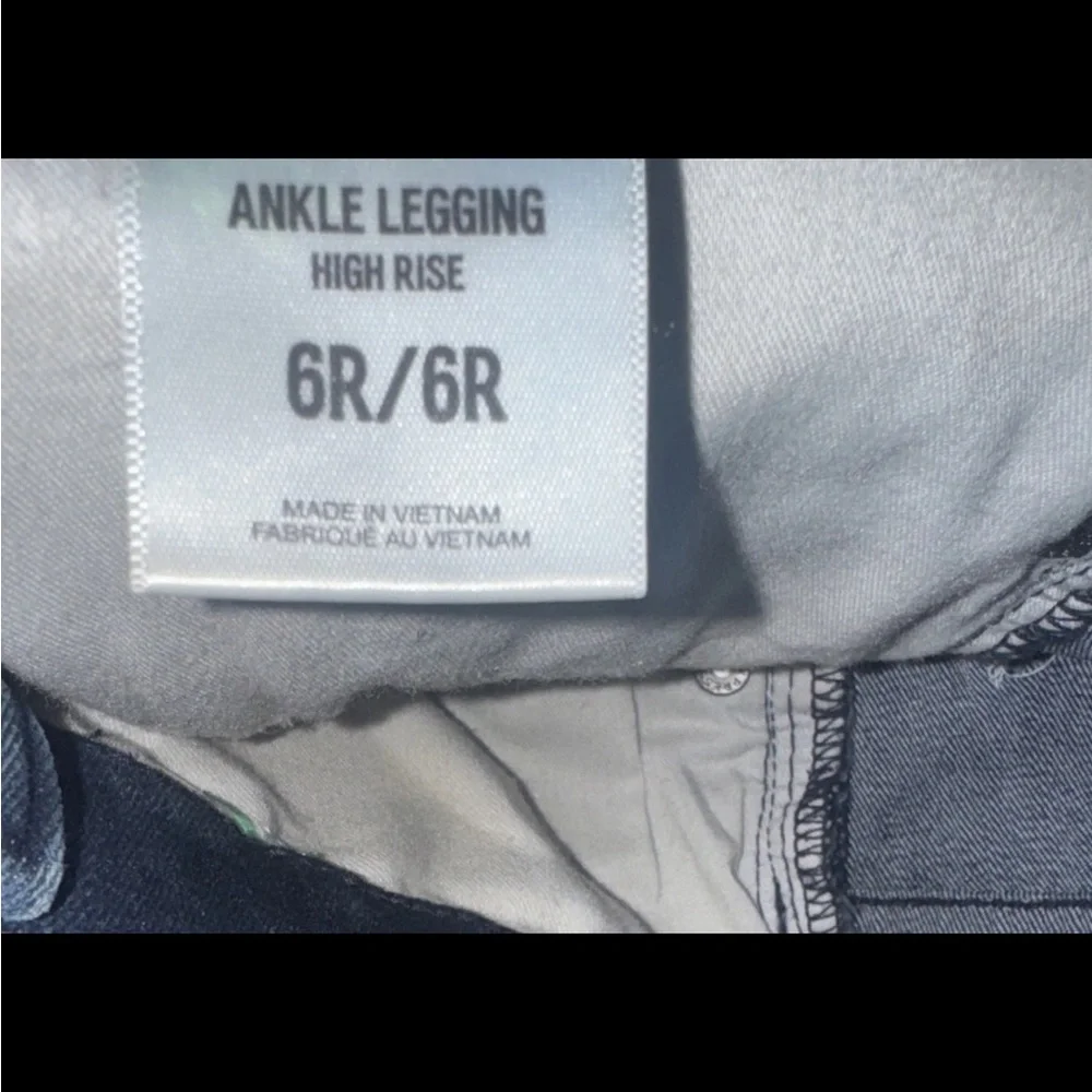 Express Ankle Legging High Rise Hyper Stretch Jeans Women’s Size 6R - Picture 9 of 10